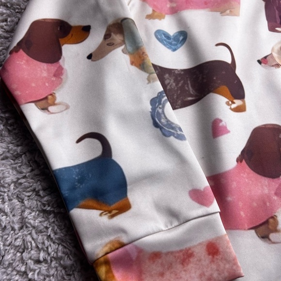WOMES DACHSHUND PUPPIES TOP SIZE XL NIP - Picture 3 of 15